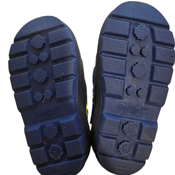 Cat and Jack Blue and yellow toddler Snow boots - Picture 5 of 6